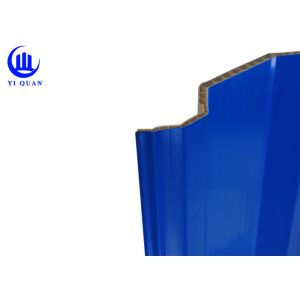 Pvc Corrugated Twin Wall Roofing Sheets Colourful 10mm Multi - layer