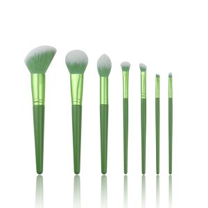 Delicate Makeup Brush Antibacterial Bristles solid wooden handle cosmetic
