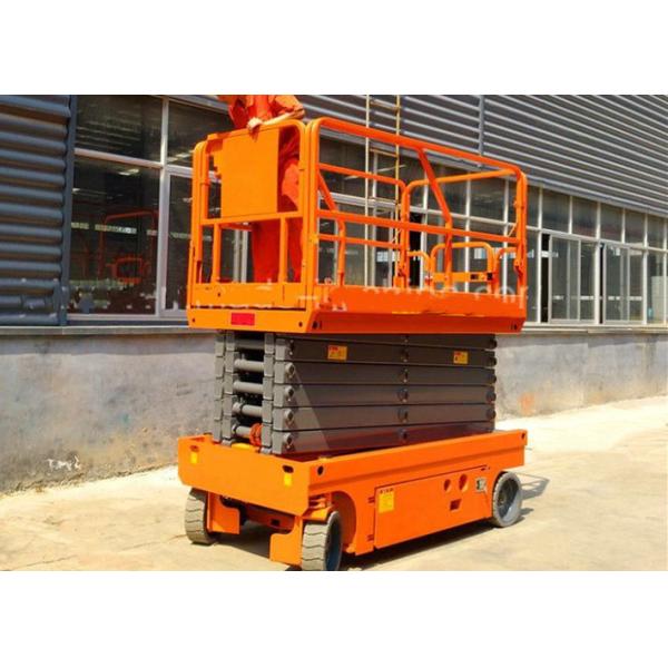 Buy Commercial Stationary Scissor Lift Platforms Single Man Movable Lightweight at wholesale prices