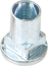 M6 M8 Yellow Zinc Or White Zinc  Plated Square Neck Rivet Nut For Screw Bolt Connection