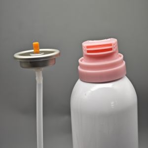 Shaving foam valve for sensitive skin users with gentle foam release and