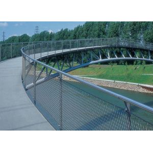 Sus 304 316 Flexible Stainless Steel Cable Mesh Ferrule Type 70x70mm Hole