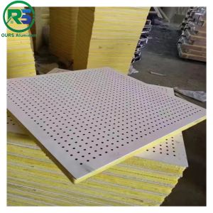 External Commercial Aluminum Art Deco Metal Panels Screen Blue Sky Metal Wall