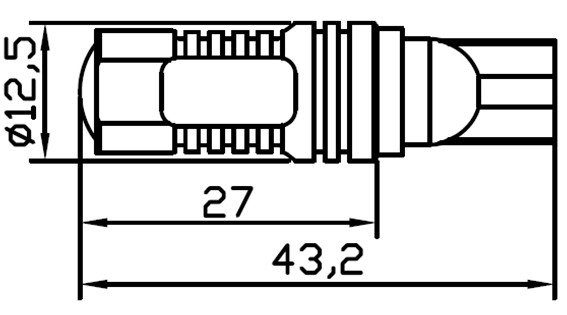 ACT-CANBUS-T10W-25W