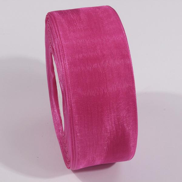 2.5cm Polyester Organza Ribbon for DIY bows or Wedding Decoration or Cake Wrapping