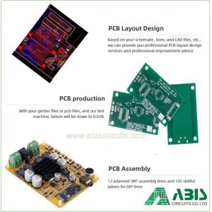 0.075mm Line FR4 Electronics Multilayer PCB Assembly ISO9001