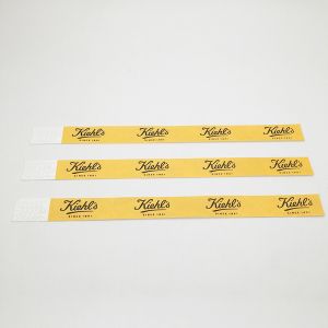 Custom Logo Sequential Numbering Tyvek Wristbands Swimming Pool Waterproof Ink
