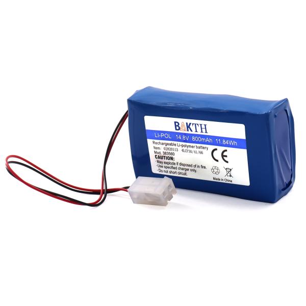 Wholesale 383560 4S1P Li-pol Batteries 14.8v 800mah Rechargeable Li-ion Lithium Polymer Battery Pack for Electric Toy