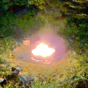 25.5 Inches Outdoor Heater Smokeless Camping Bonfire Bowl Round Steel