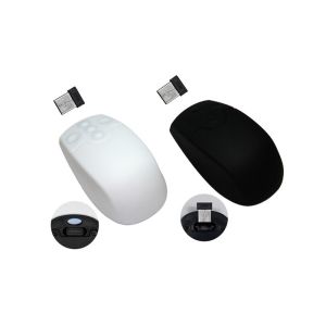 Stylish Sleek Wireless Laser Mouse Industrial / Medical Grade Silicone Material