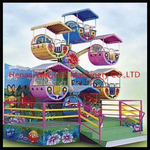 10 cabins kids mini amusement rides ferris wheel