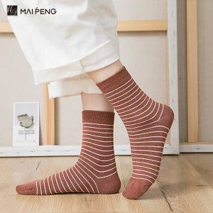 Custom Striped Vintage Soft Bamboo Cotton Crew Socks