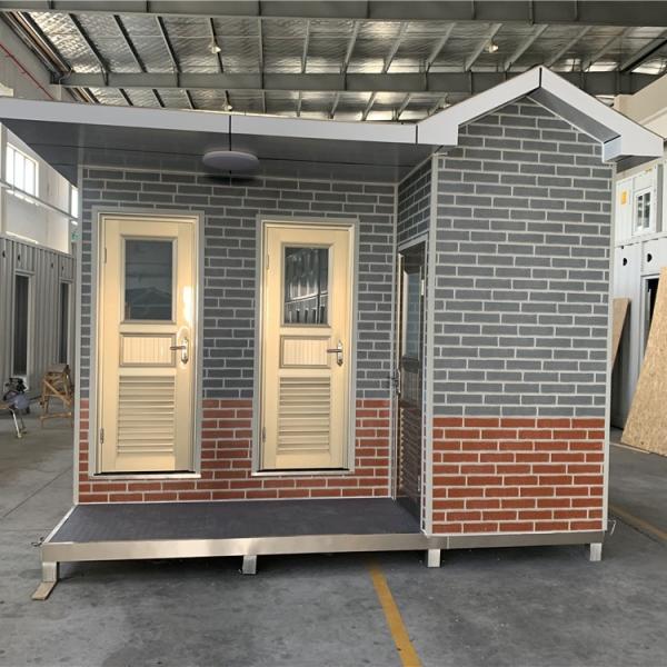 Buy Sliding Door Steel 89mm*0.8mm Prefabricated Modular Toilets at wholesale prices