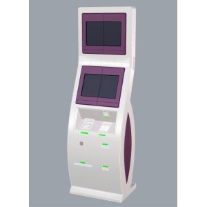 A4 Printer Self Service Payment Kiosk 17 " LCD For Government / Office /
