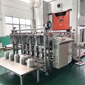 14500kg And 26KW Installed Power Aluminum Foil Plate Making Machine For Smooth