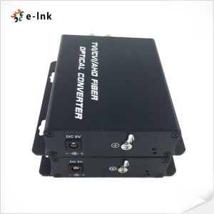 2Ch HD-AHD CVI TVI CVBS Video Fiber Converter Single Mode FC 20KM 720P 960P
