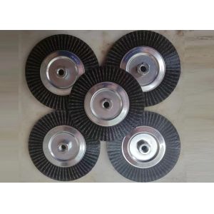 150mm Polyflex Encapsulated Threaded Knot Wheel Brushes for Rust Removal