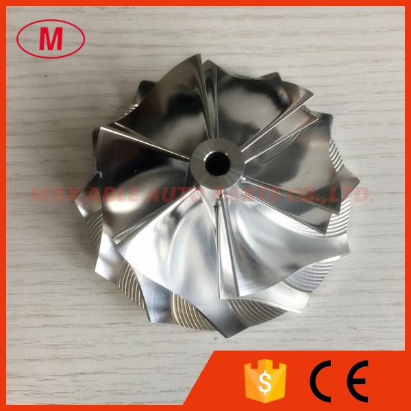 GTX3584 66.30/84.00mm 451470-0001 6+6 blades racing turbocharger milling/aluminum 2618/billet compressor wheel