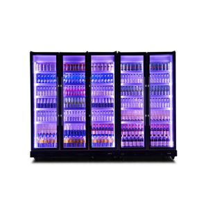 Deluxe Appearance Fresh Keeping Fruit Vegetable Cold Drink Display Chiller