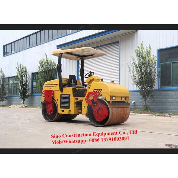 Buy 3000 x 1300x 2430mm 21Kw 3t Road Construction Roller at wholesale prices