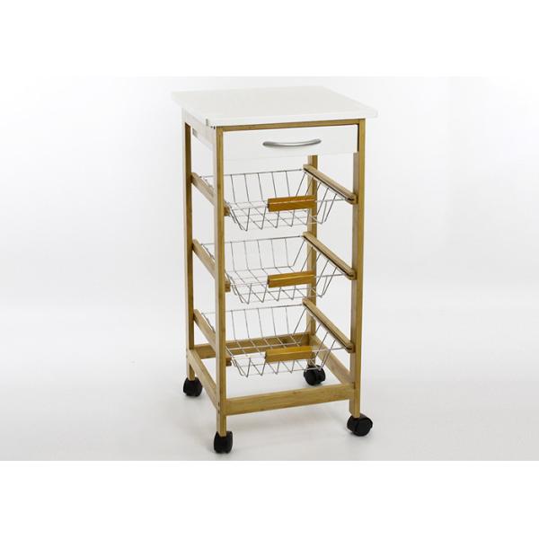 Buy Kitchen Serving Cart With Drawer at wholesale prices