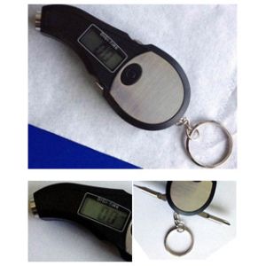 digital tire gauge with key ring & screwdrivers .