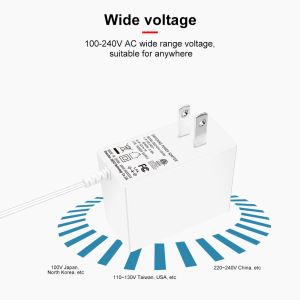 Industrial 6V 3A Wall Mount Power Adapters 18W 100VAC - 240VAC