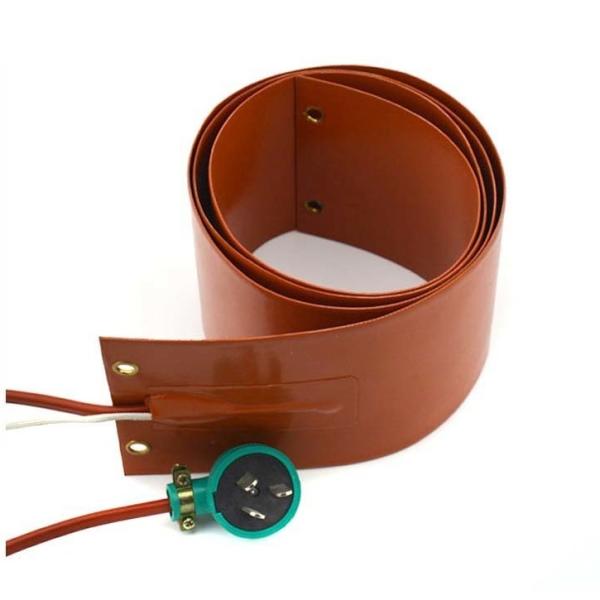 220v Flexible Silicone Heater 15mm , Silicone Heat Blanket Temperature