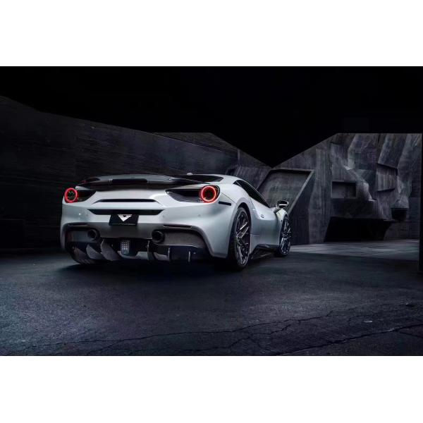 For Ferrari 488 Carbon Fiber Body Kit 488 Upgraded Vors Style Carbon Fiber Front Lip Diffuser Spoiler Body Kit
