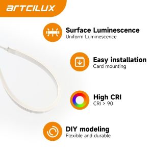 Soft Silicone Flexible LED Strip Light Waterproof Shade LED Light For Kitchen