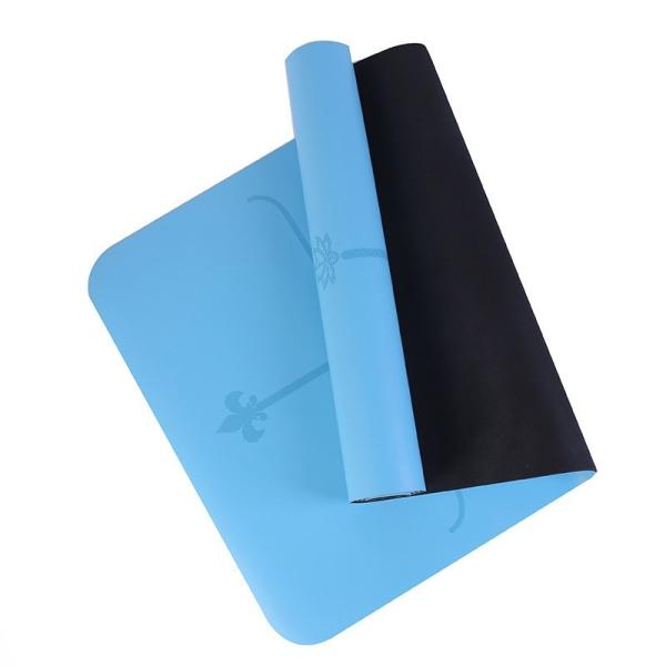Natural Rubber Yoga Mat/Exercise Mats, Non toxic Rubber Super Grip Yoga Mat Skid