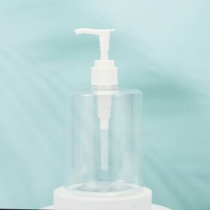 Pump Cap Squeeze Pump PET Bottle in Pink/Customer Request for Dispensing