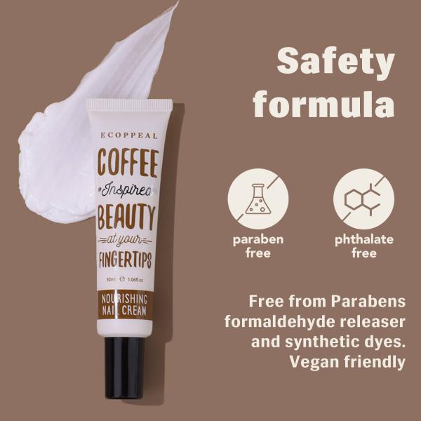 Ecoppeal Beauty Coffee Nail Care Cream Lotion