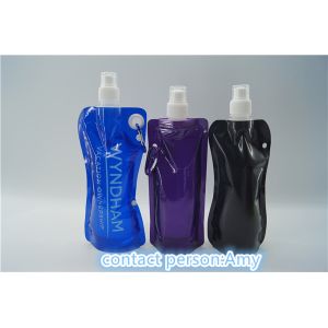 Promotion PET / PE Spout Pouch Packaging with resealable zipper