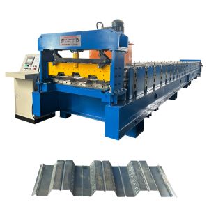 Quality North American Market Canada 1.5&quot;B 3&quot;B Concrete Roof Floor Roll Forming Machine Aluminum Roof Sheet Making Machine for sale