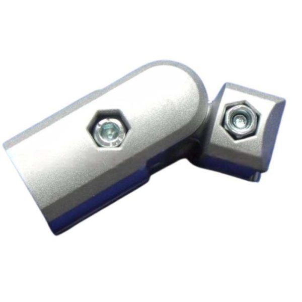 Buy DYJ19-A07 Third Generation Aluminum Lean Pipe Assembly Line Accessories Warehouse Aluminum Tube Connector 180 Degree Joint Outer Type at wholesale prices