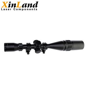 China 4-16x50 Tactical Illuminated Fiber Optic Scope Green Coating 400mm Length on sale