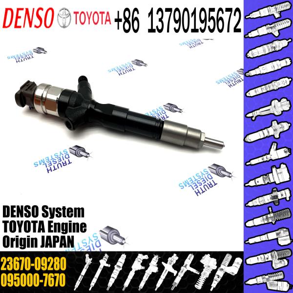 Buy Fuel injector 095000-7670 23670-09280 for engine pump injector sprayer 095000-7670 23670-09280 at wholesale prices