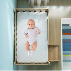 5cm Thick Washable Crib Mattress Airfer Foam Filling