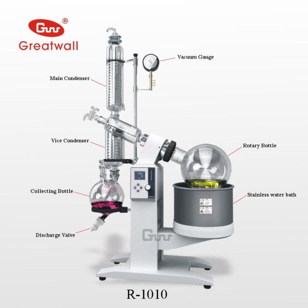 5 liters 10liters 20 liters 50liters rotovap with vacuum pump and chiller