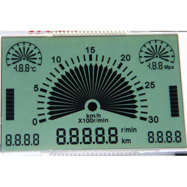Customized PIN Connector Vehicle TN Segment LCD Module LCD Screen 7 Segment LCD
