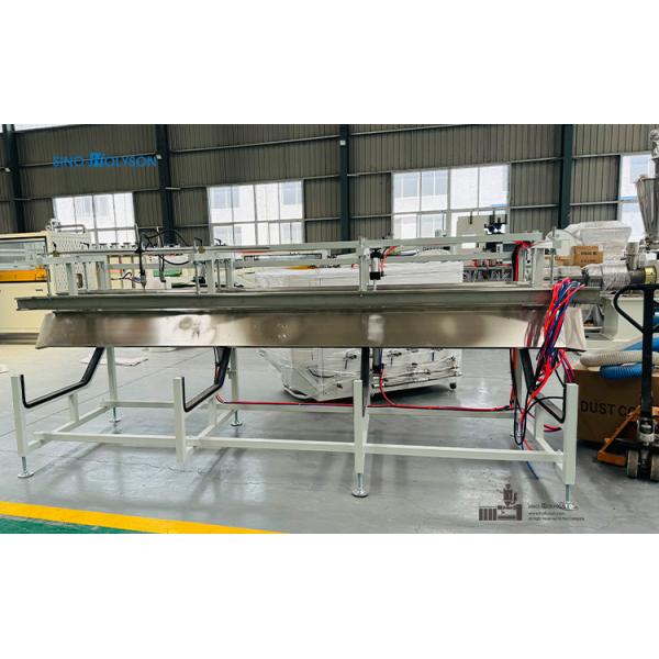 sino holyson HSJZ-65-132 37kw Motor Power WPC Door Frame Production Line / WPC PVC Wooden Door Frame Making Machine