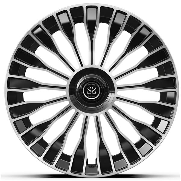 Custom Forged Wheels 17-24 Inch Universal Fit Gloss Black Machined