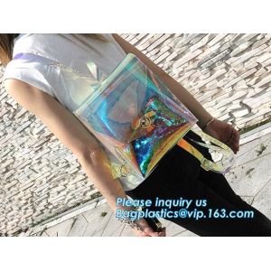 pocket transparent pvc clear backpack wholesale with padded straps, Waterproof