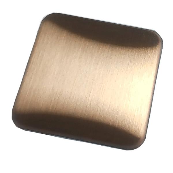 Buy Red Copper Hairline Brushed Finish 304 Color Stainless Steel Sheet With Anti-Finger Nano Coating at wholesale prices