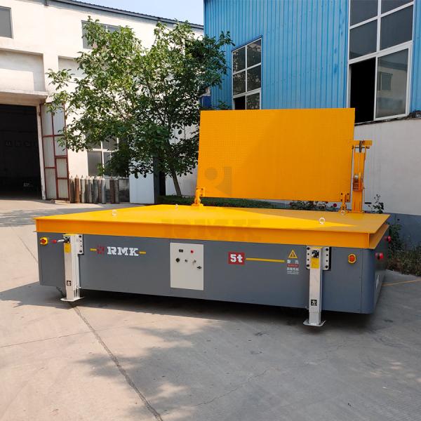 Steel Industry Electric Transfer Trolley , 5 Tons Warehouse Transfer Cart