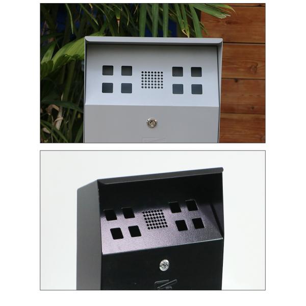 Stainless Steel Wall Mounted Dustbin Customized Wall Hanging Dustbin