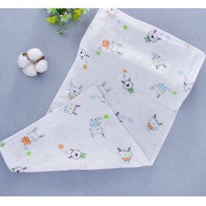 60S Double Cotton Gauze Fabric Anti Uv 110GSM Infants Handkerchief