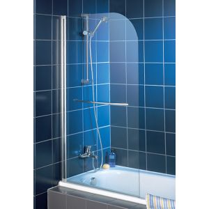 High Purity Clear Bath Shower Screen , Single Tempered Glass Panel