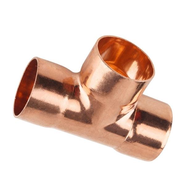 Copper Nickel RED Tee Target - UNS C71500 Seamless, DN 200X100, 3X2.5mm, for
